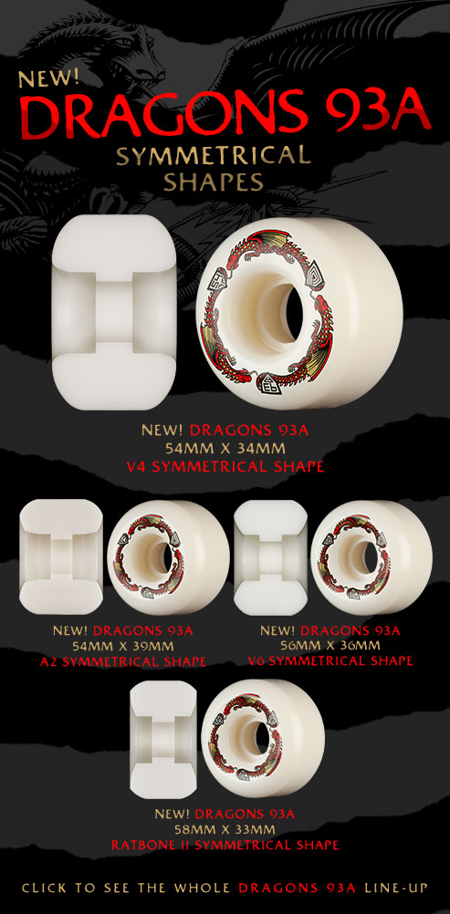 Powell Peralta Dragon Formula Skateboard Wheels 93a