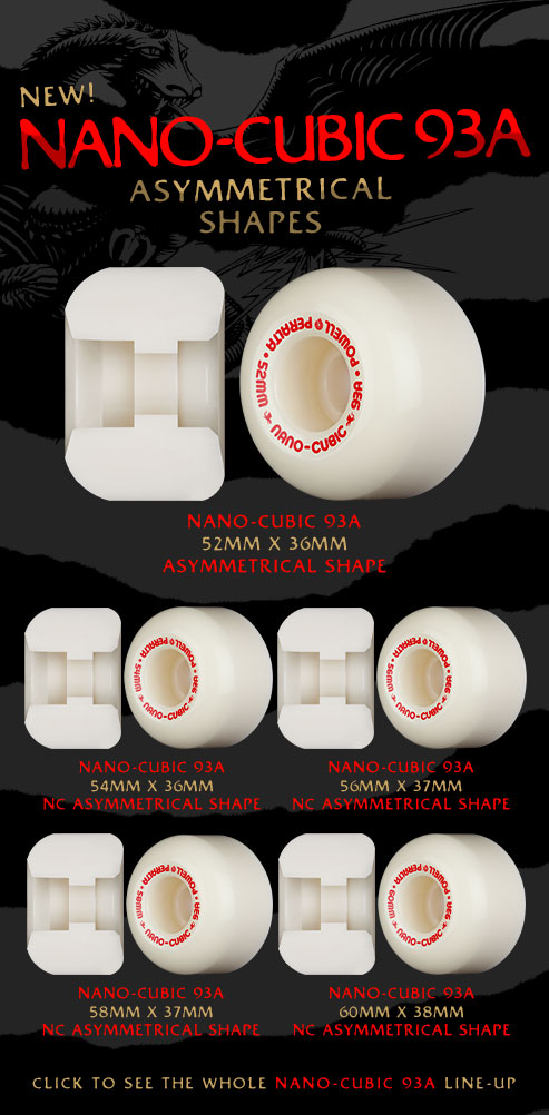Powell Peralta Dragon Formula Skateboard Wheels Nano Cubics 93a