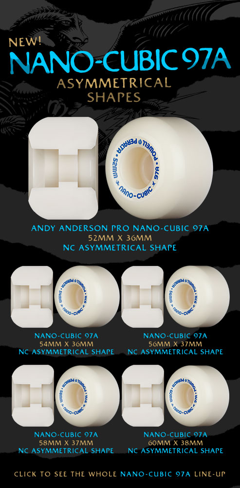 Powell Peralta Dragon Formula Skateboard Wheels Nano Cubics 97a